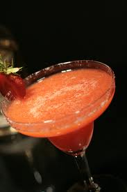 Frozen Real Strawberry Margarita 