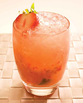 The Strawberry Caipirinha  recipe