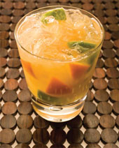 The Tangerine Honey Caipirinha  recipe