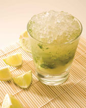 The Mint Caipirinha  recipe