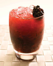 The Blackberry Caipirinha  recipe