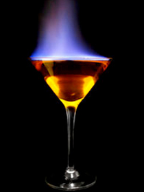 Flaming Lamborghini 